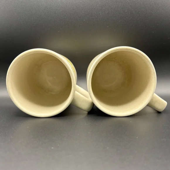 2 Vintage 70s Lenox Temper-ware Grand mugs Summer Spice Made in USA Discontinued - Picture 3 of 6